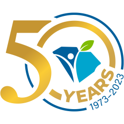 50 Year DHEC Commemorative Logo - Square