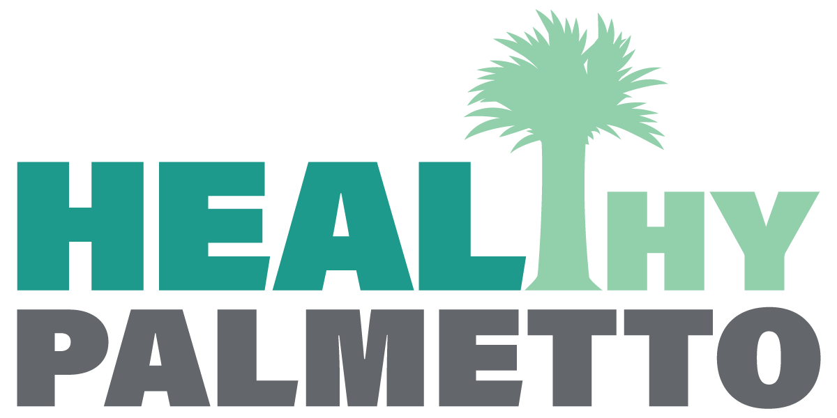 Healthy Palmetto logo in shades of green and gray