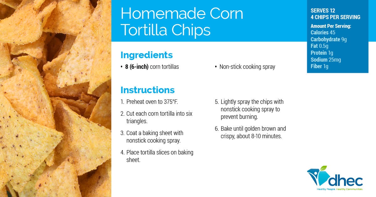 Homemade Corn Tortilla Chips